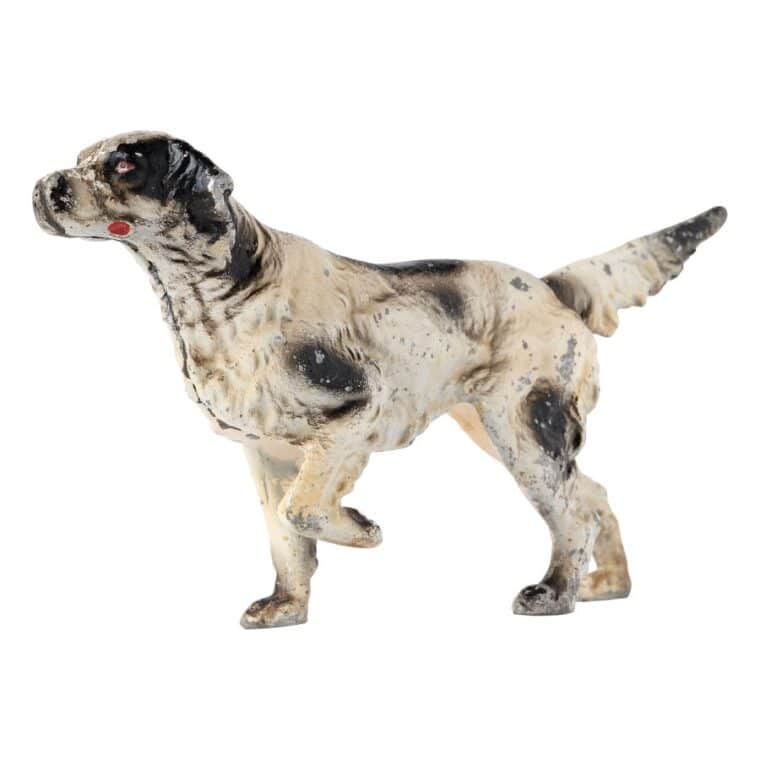 Vintage Metal Painted Springer Spaniel - Image 2