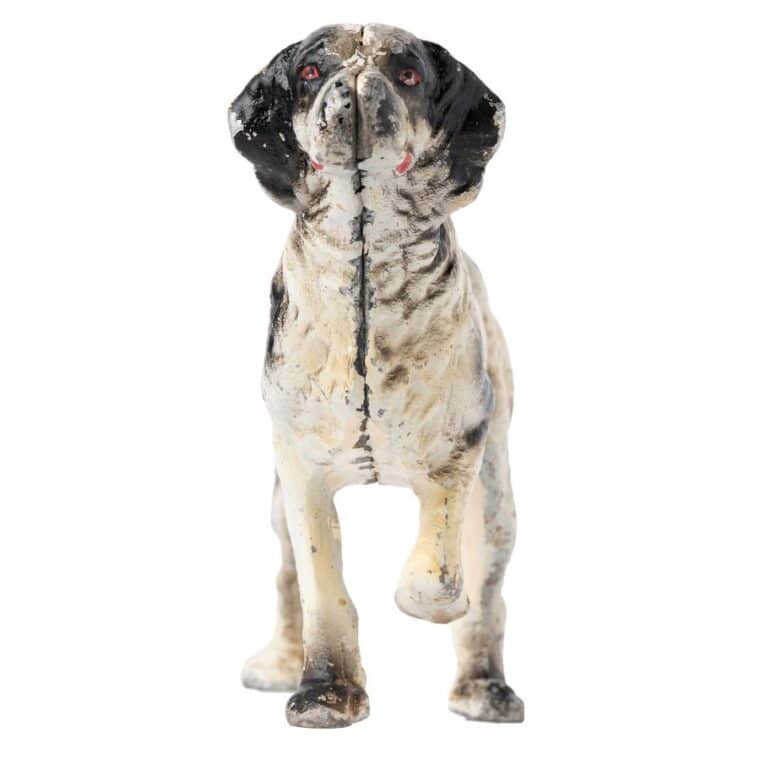 Vintage Metal Painted Springer Spaniel - Image 5