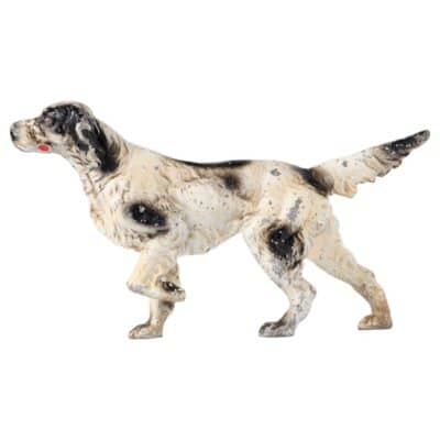 Vintage Metal Painted Springer Spaniel