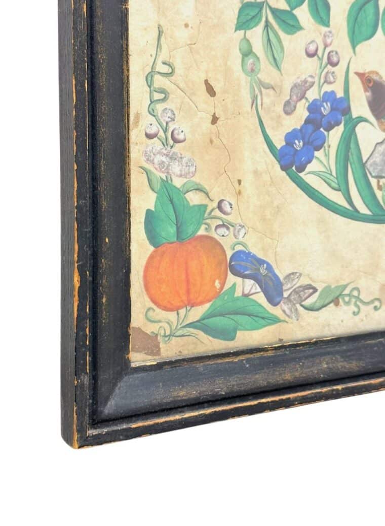 Antique Chinese Botanical and Bird Original Art - Image 3