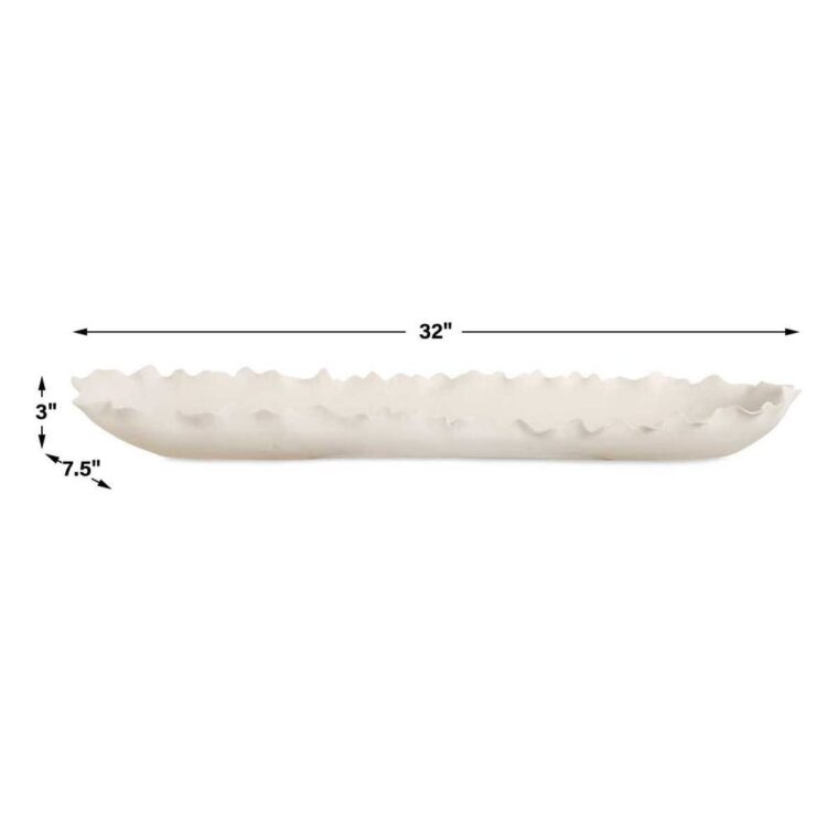 Long Ruffled Edge Bowl - Image 6