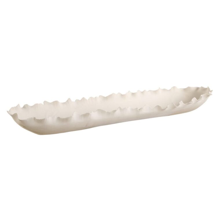 Long Ruffled Edge Bowl