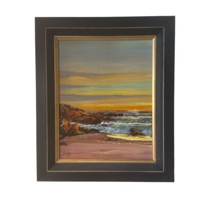 Pacific Beach At Sunset Original Art