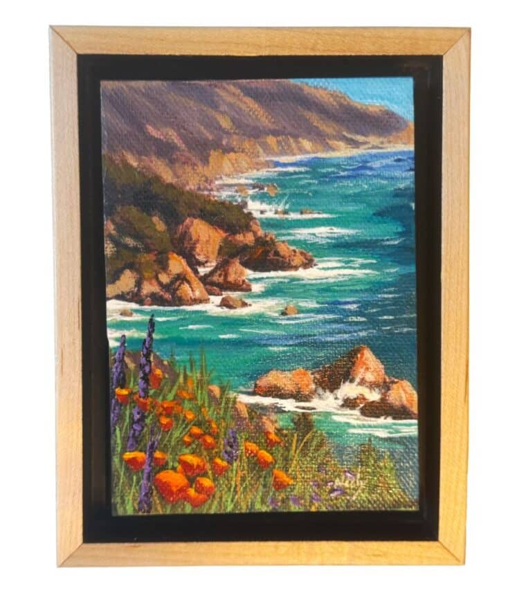 Poppies at the Coast Original Art