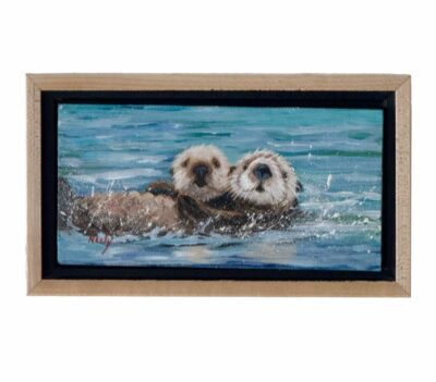 Mother Otter & Baby Original Art