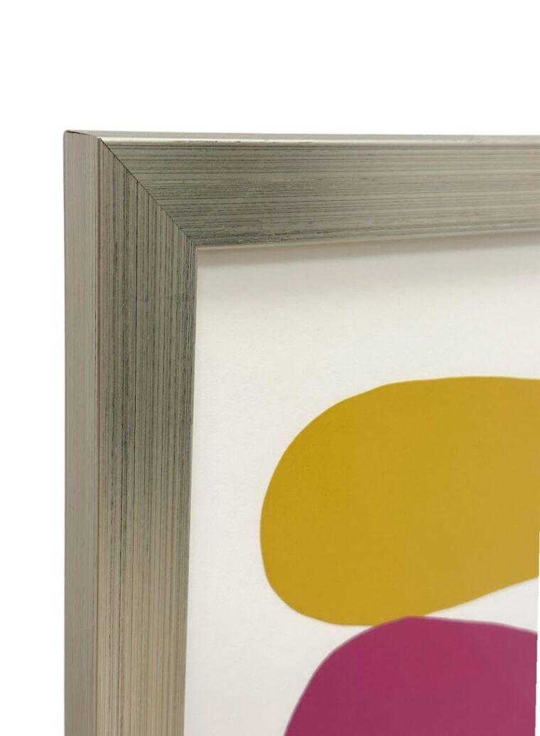 Beach Stones Reproduction Art in Silver Frame - Image 10