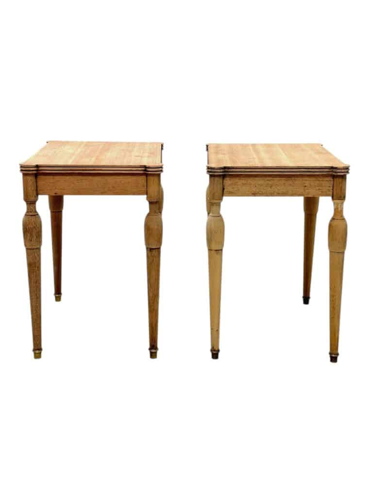 Pair of Vintage French Wood Tables - Image 4