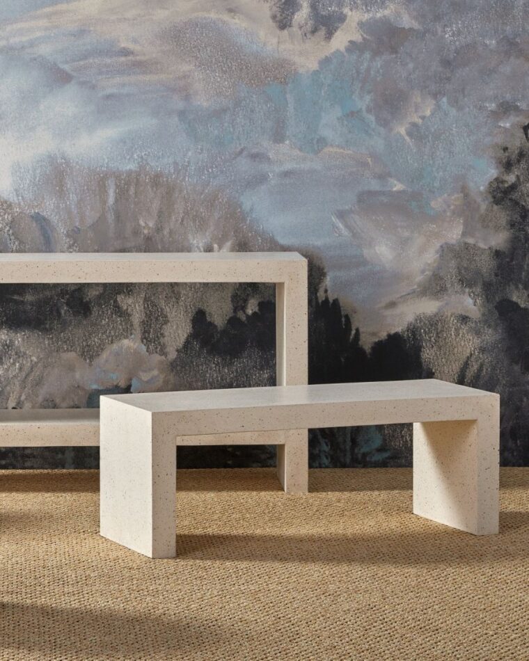 Ivory Terrazzo Console Table - Image 5
