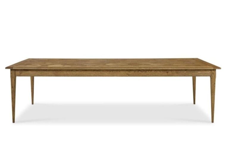 Parquet Wooden Dining Table - Image 3