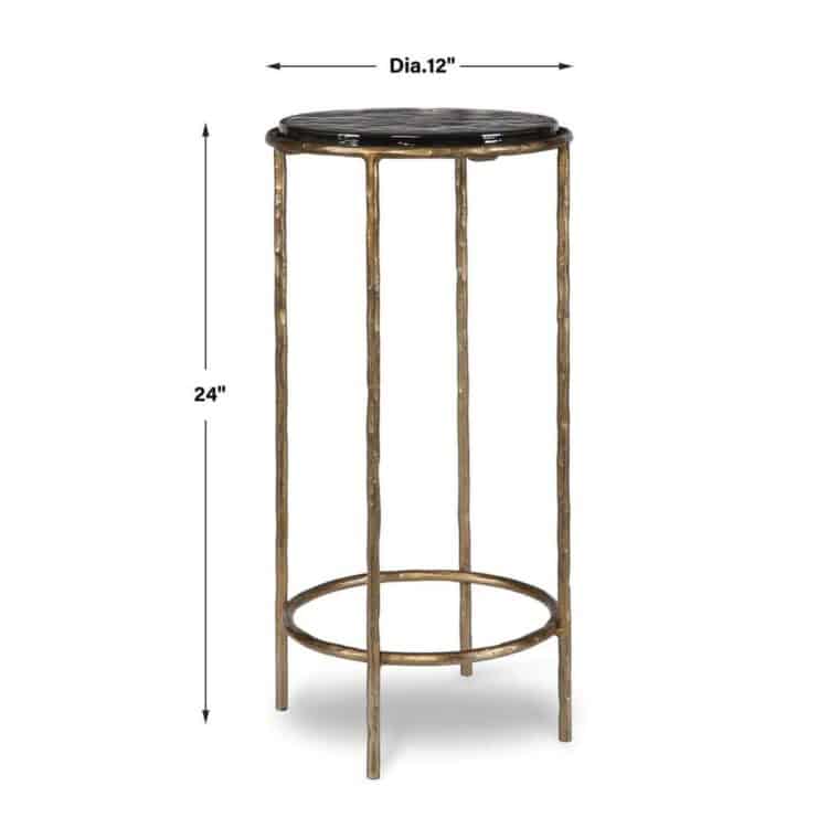 Recycled Glass Drinks Table - Image 4