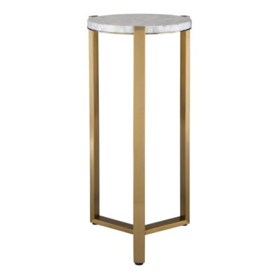 Round Marble Drinks Table