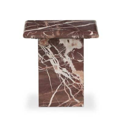 Monolithic Marble Side Table