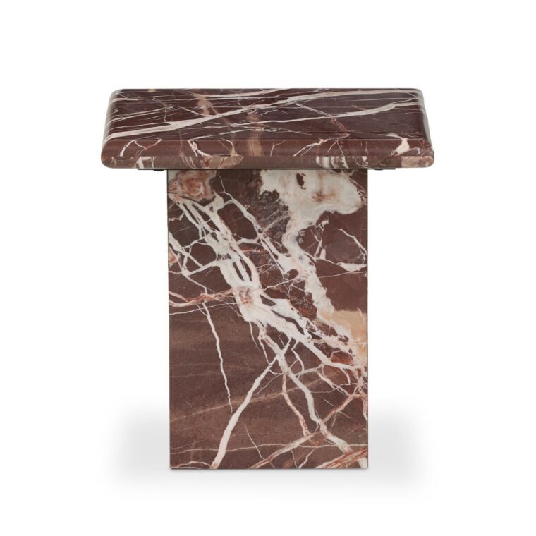 Monolithic Marble Side Table
