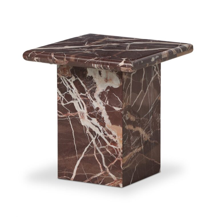 Monolithic Marble Side Table - Image 2