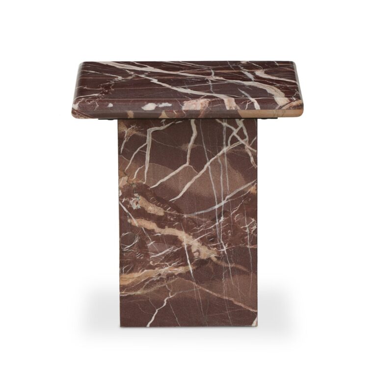 Monolithic Marble Side Table - Image 3