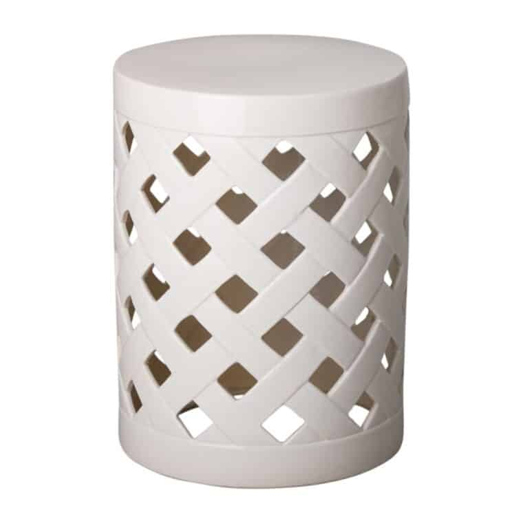Criss Cross Garden Stool