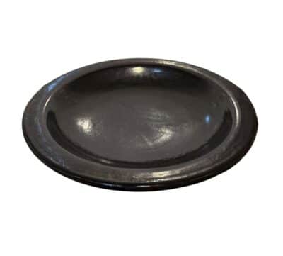 Large Vintage TAG Black Ceramic Bowl