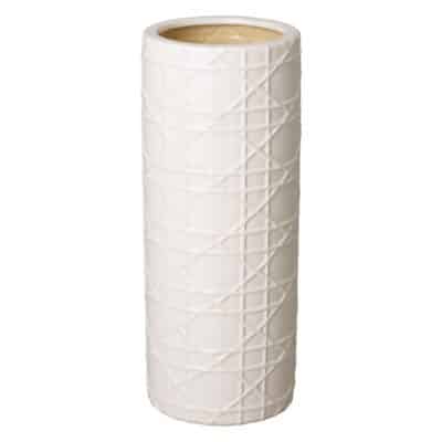 Cane Ceramic Umbrella Stand
