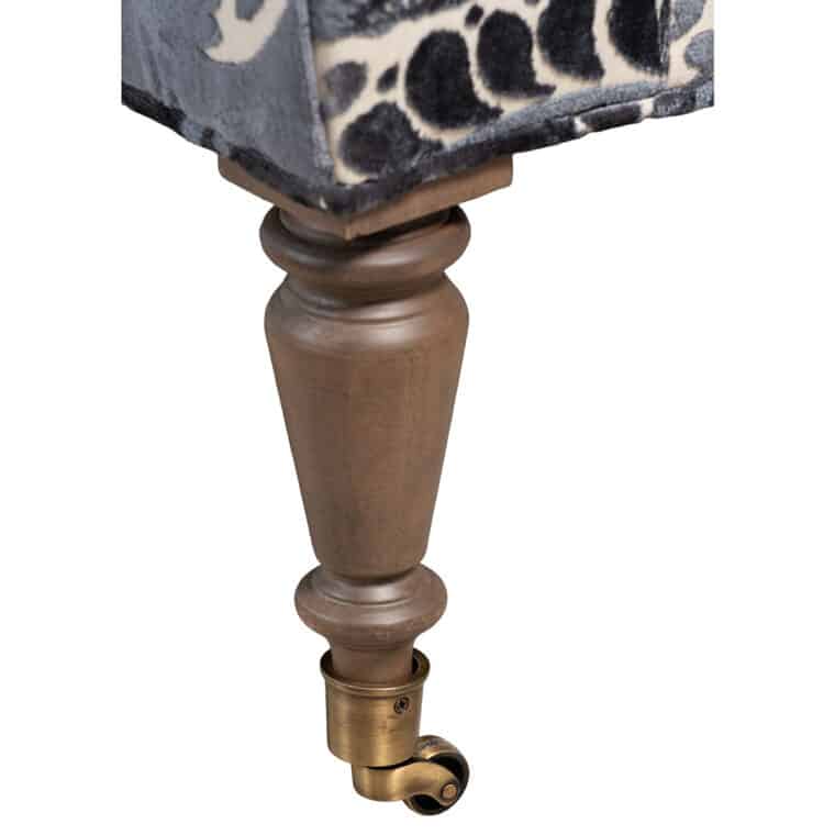 Leeves Bold Indigo Floral Upholstered Chair - Image 7