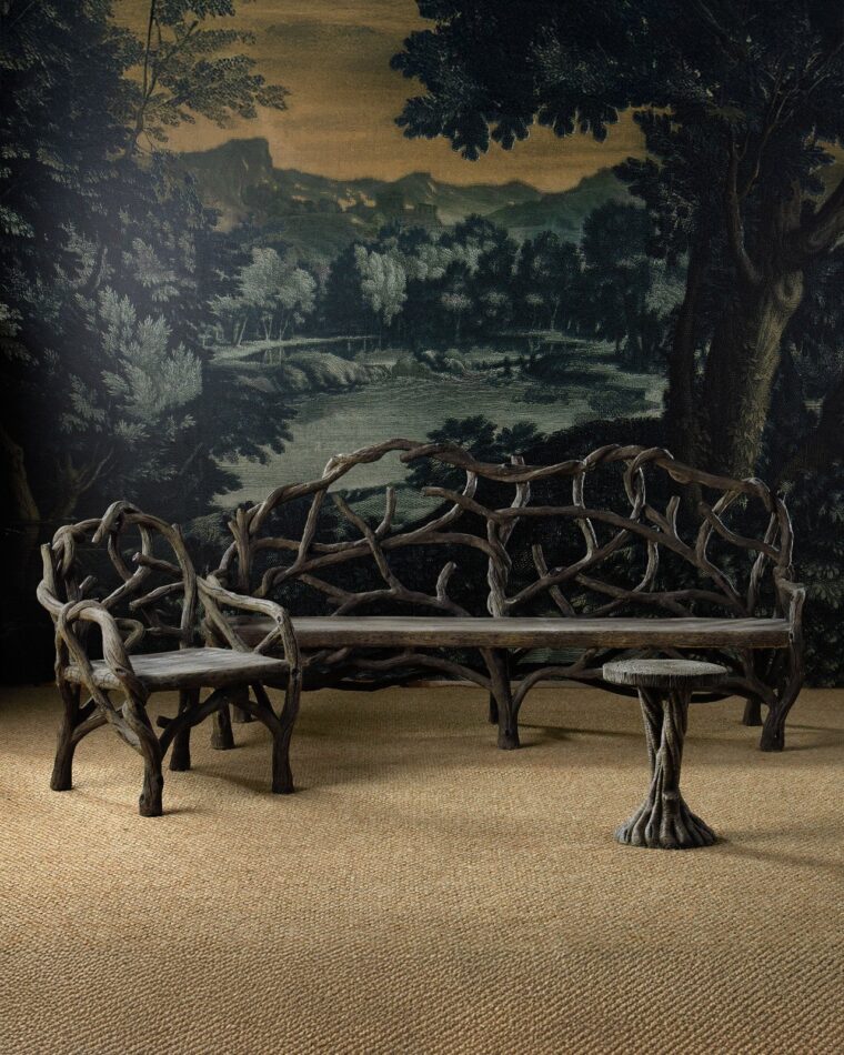 Outdoor Dunmore Faux Bois Chair - Image 11