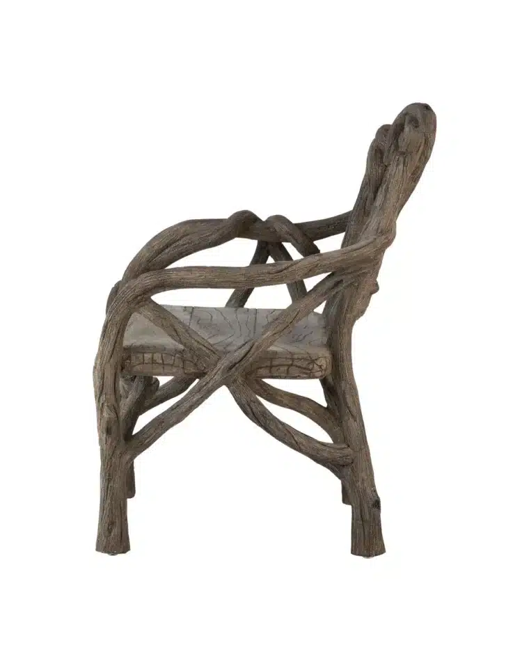 Outdoor Dunmore Faux Bois Chair - Image 7