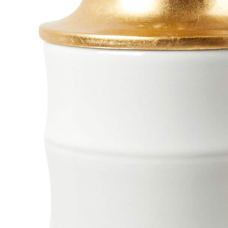 Bamboo Motif Porcelain Column Lamp - Image 6