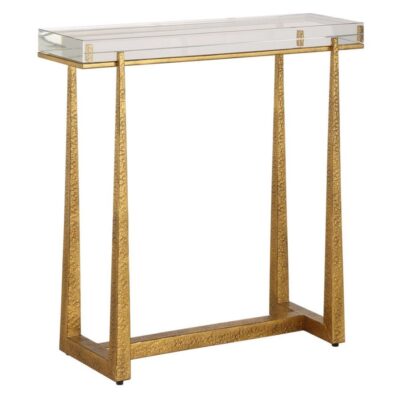 Brendan Crystal Top Side Table
