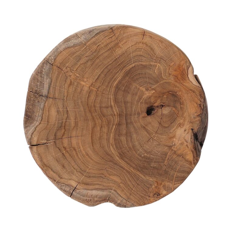 Outdoor Teak Stump End Table - Image 8