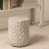 Dimpled Stone Stool - Mecox Gardens
