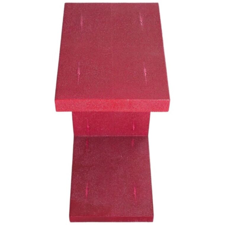 Laine Faux Shagreen Side Table - Image 5