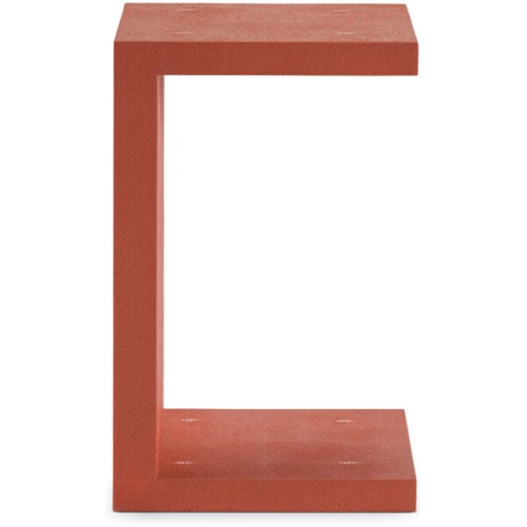 Laine Faux Shagreen Side Table - Image 7