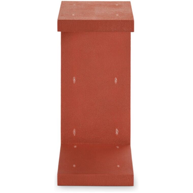 Laine Faux Shagreen Side Table - Image 8