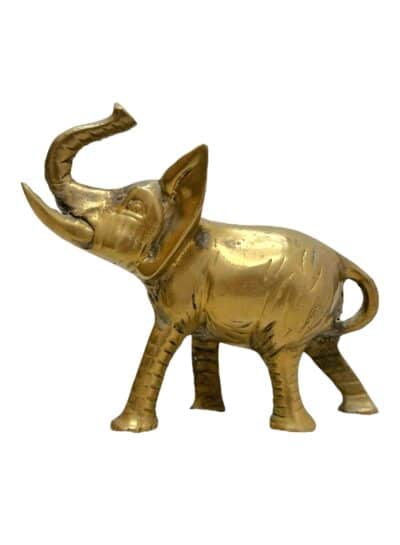 Vintage Petite Brass Elephant