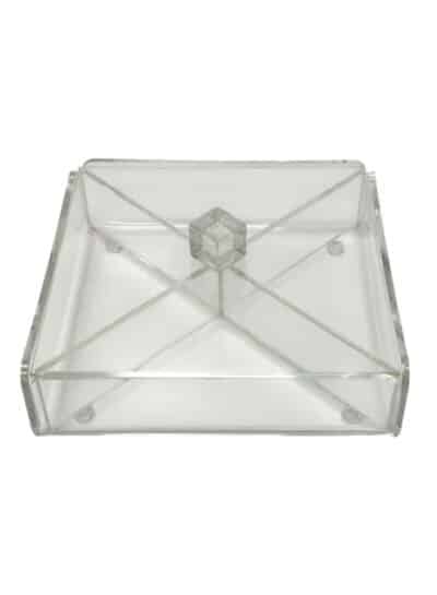 Vintage Lucite Box with Lid