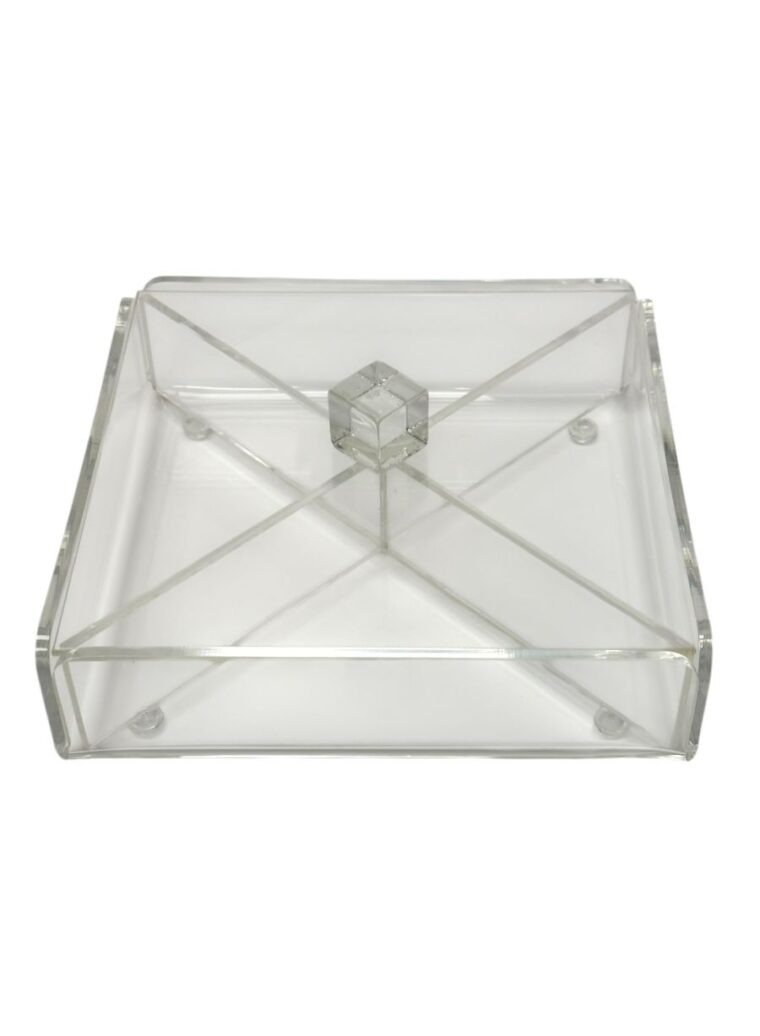 Vintage Lucite Box with Lid