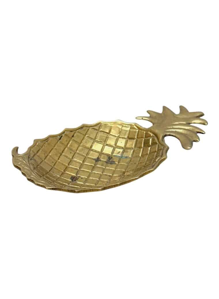 Vintage Petite Brass Pineapple Dish - Image 2