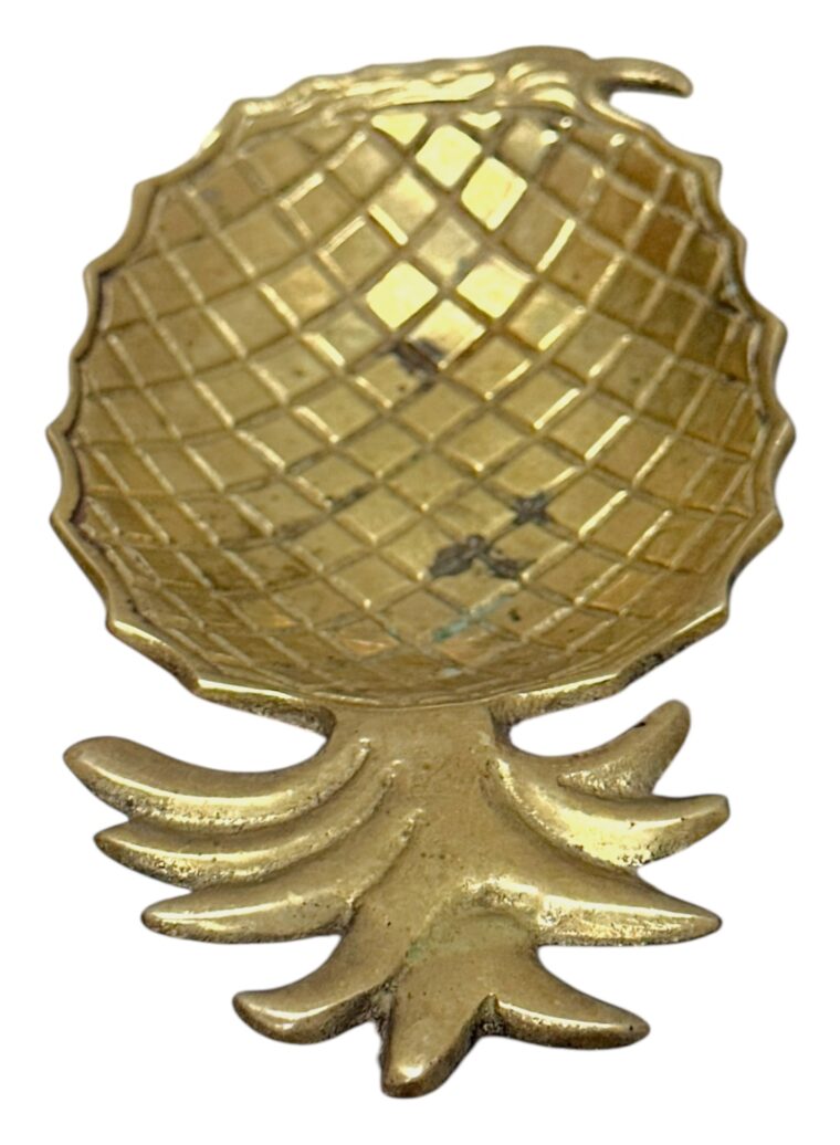 Vintage Petite Brass Pineapple Dish - Image 6