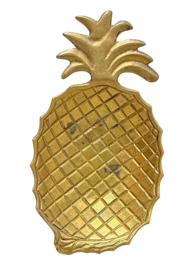 Vintage Petite Brass Pineapple Dish - Image 7