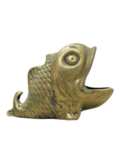 Small Vintage Brass Koi Fish