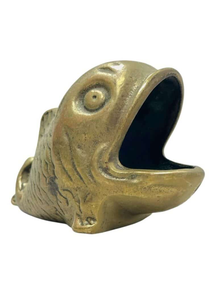 Small Vintage Brass Koi Fish - Image 6