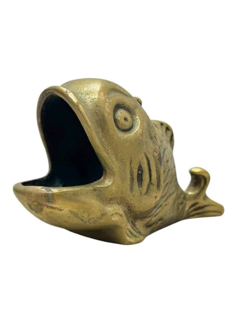 Small Vintage Brass Koi Fish - Image 7