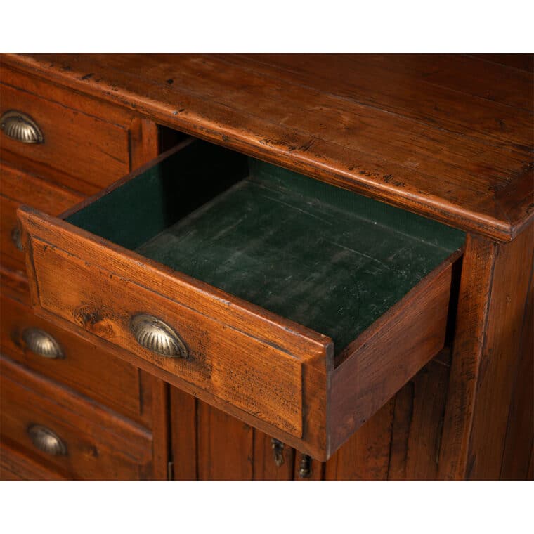 Vintage Oak Buffet - Image 9