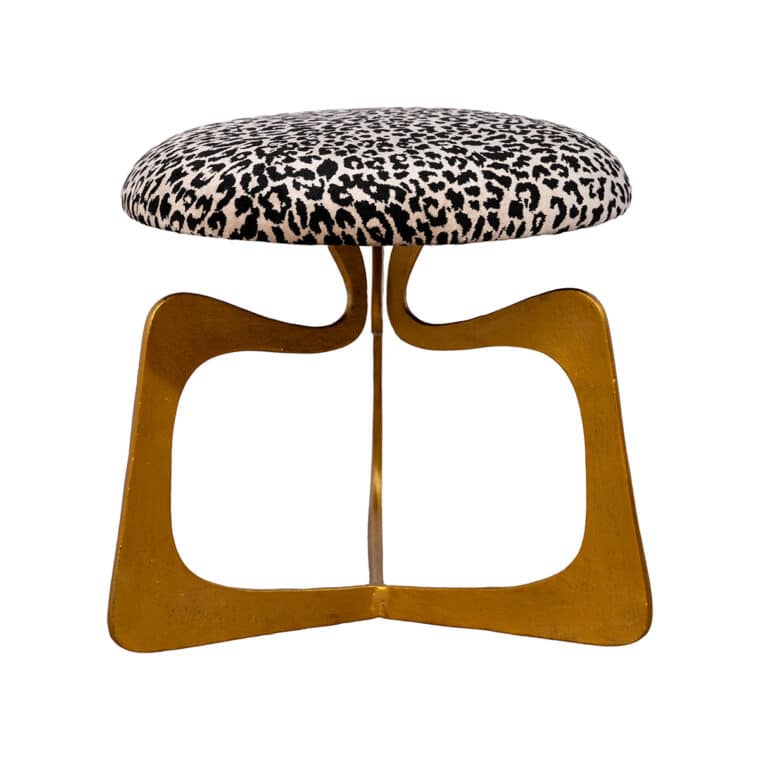 Natalie Animal Print Stool - Image 2