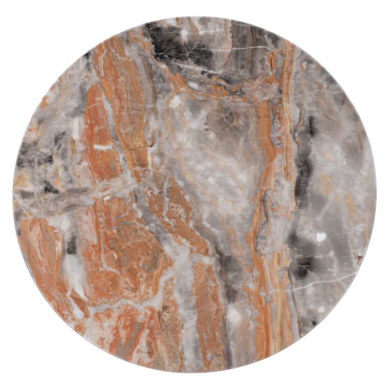 Loop Round Venetian Marble Side Table - Image 4