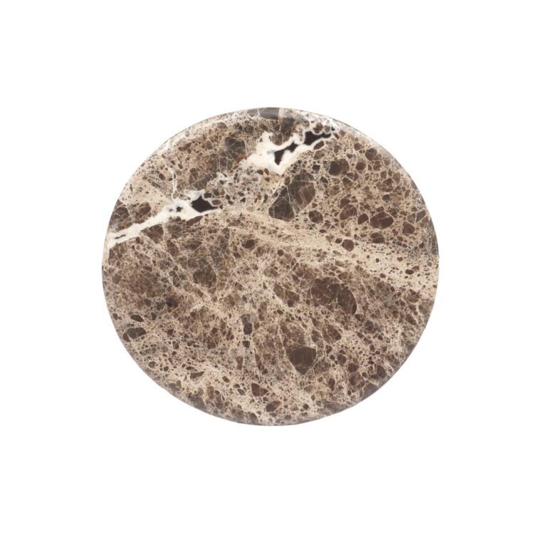 Brown Marble Top Side Table - Image 8