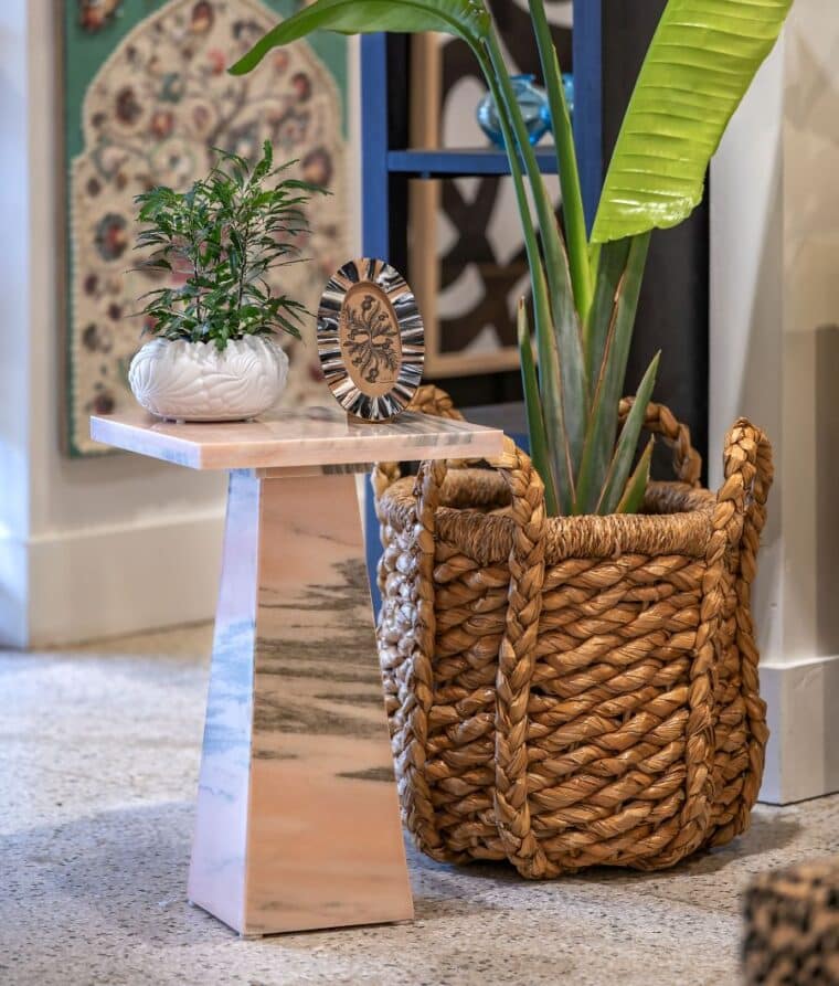 Pink Marble Side Table - Image 4