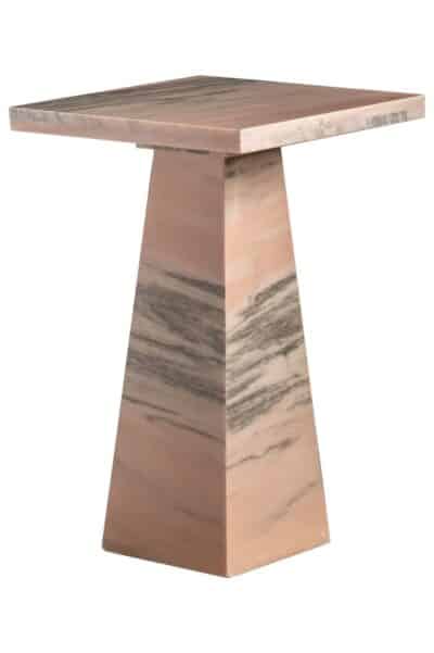 Pink Marble Side Table