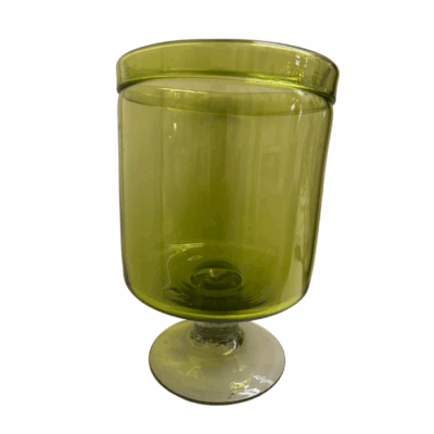 Vintage Chartreuse Green Vase