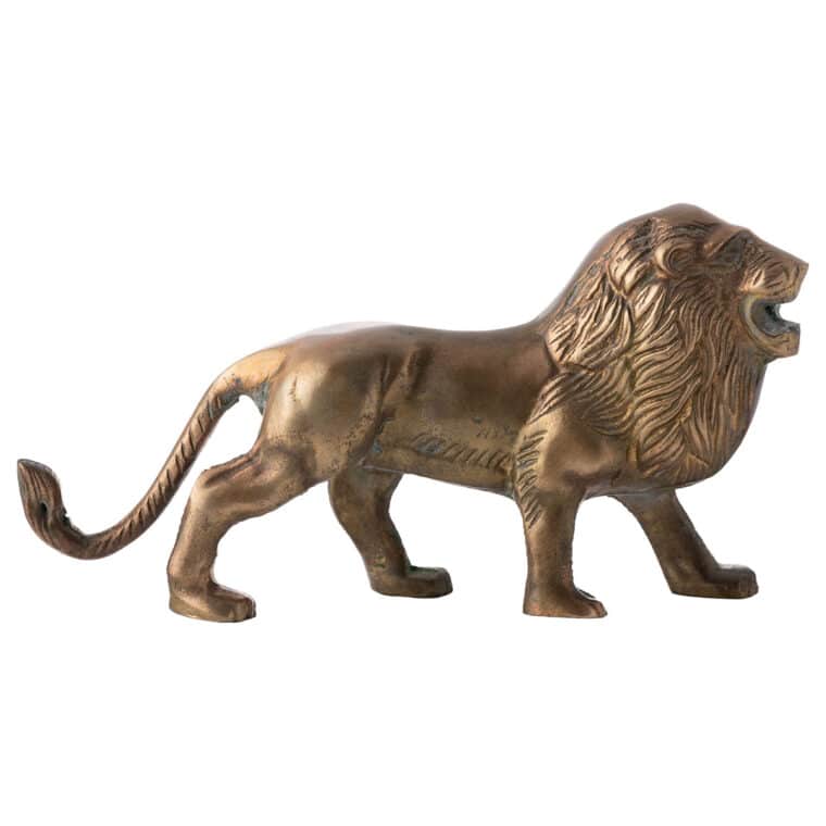 Vintage Brass Lion - Image 3