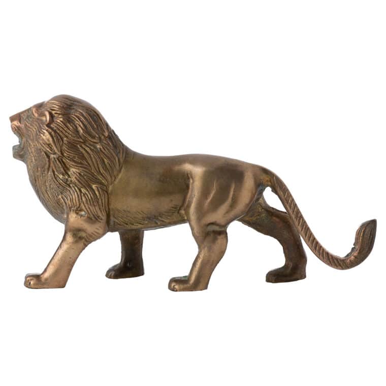 Vintage Brass Lion - Image 2